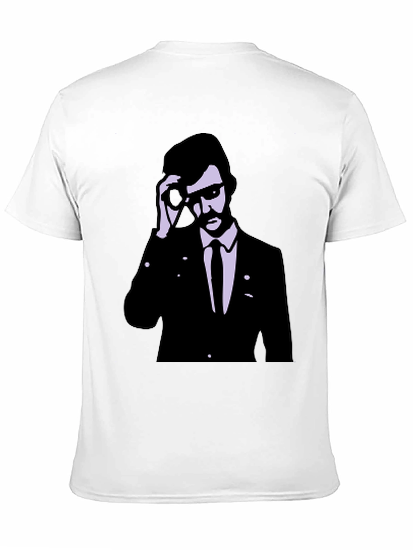 Retro Agent Graphic Tee - Cool Style
