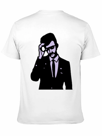 Retro Agent Graphic Tee - Cool Style