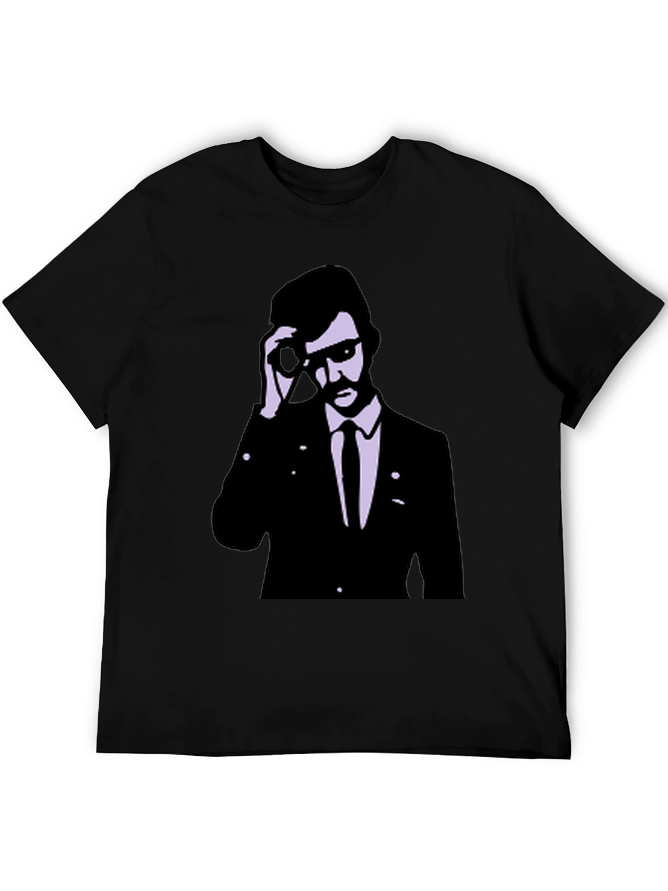 Retro Agent Graphic Tee - Cool Style