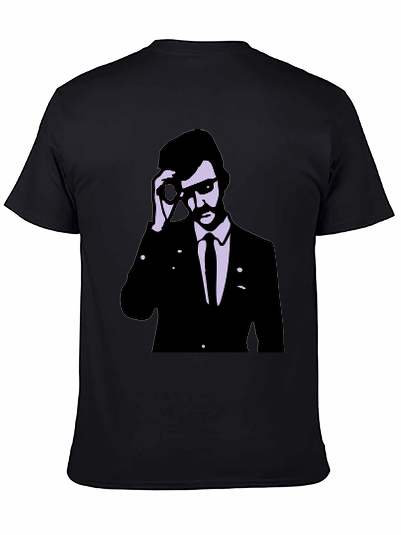 Retro Agent Graphic Tee - Cool Style