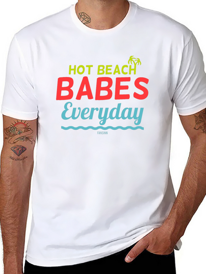 Hot Beach Babes Everyday Graphic Tee - Black