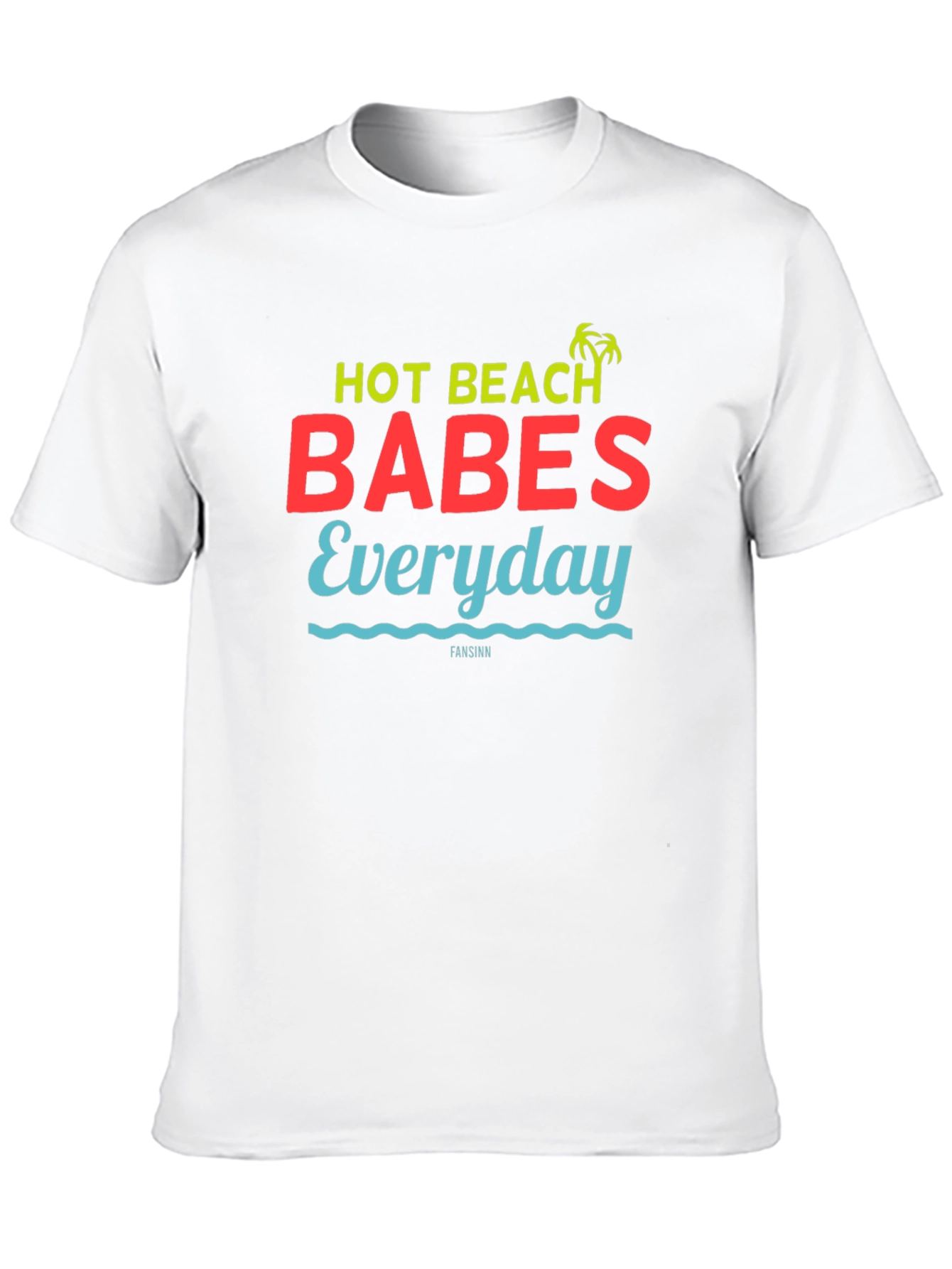 Hot Beach Babes Everyday Graphic Tee - Black