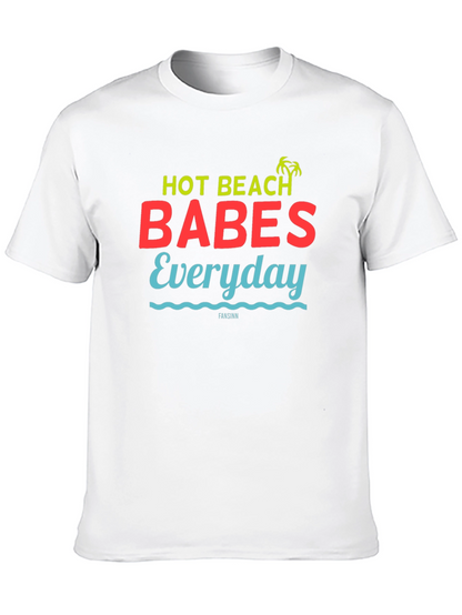 Hot Beach Babes Everyday Graphic Tee - Black