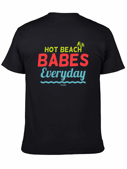 Hot Beach Babes Everyday Graphic Tee - Black