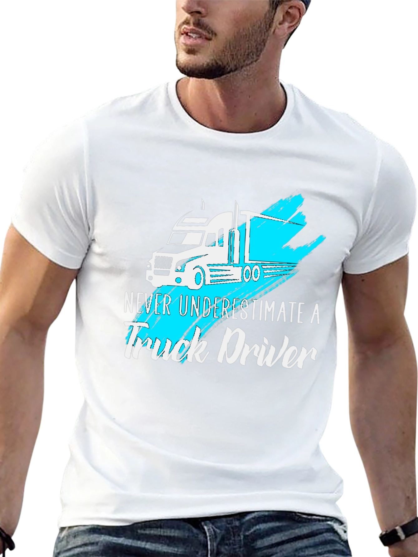 Truck Driver T-Shirt - Never Underestimate