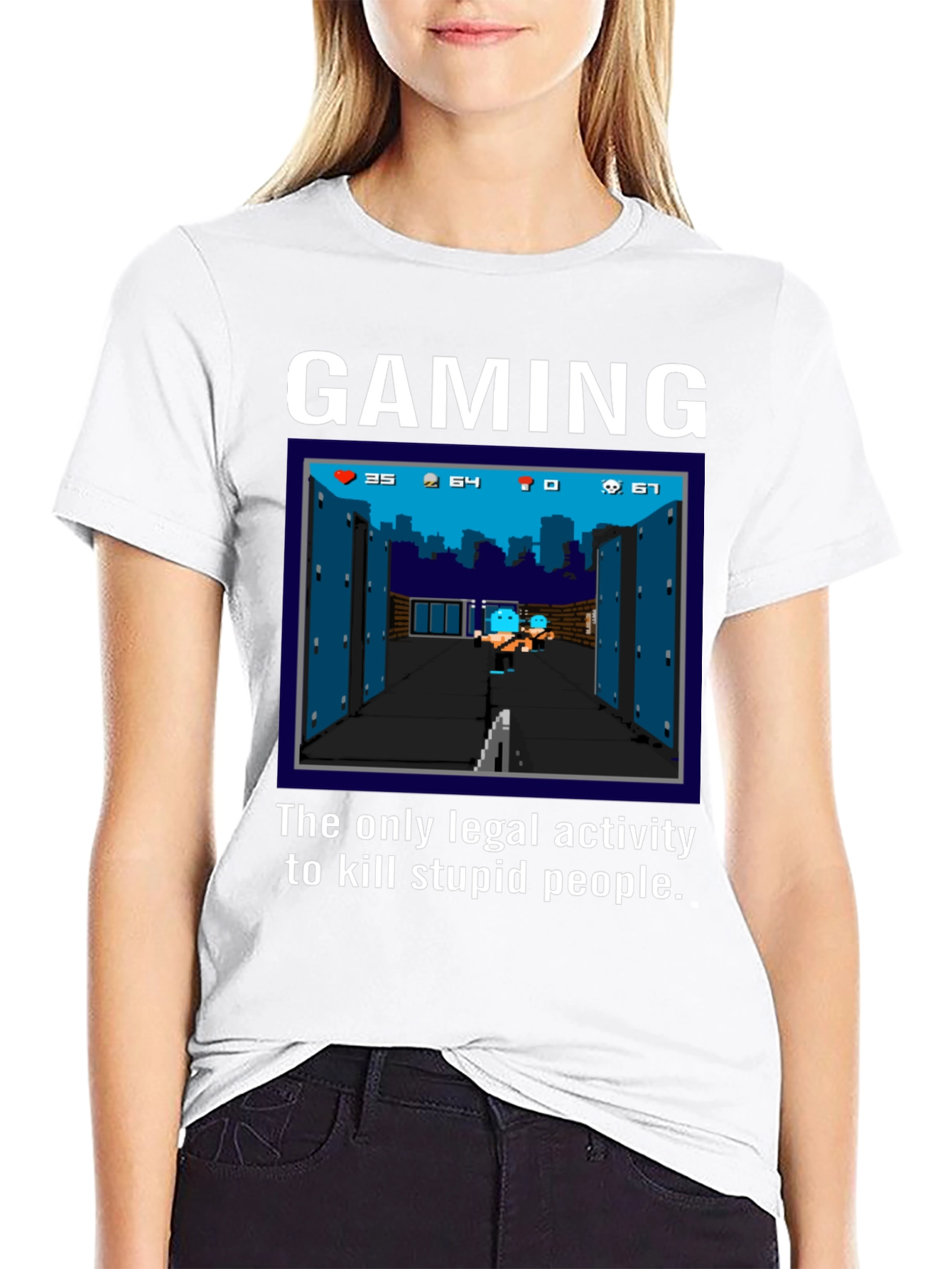 Gaming T-Shirt: Kill Stupid People