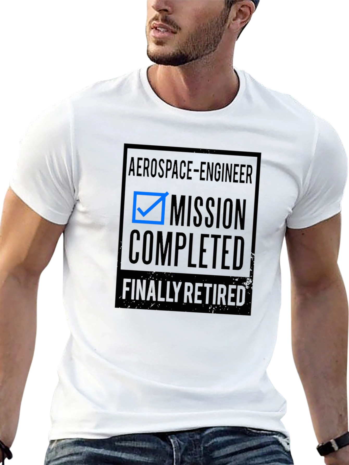 Retired Aerospace Engineer T-Shirt - Mission Completed