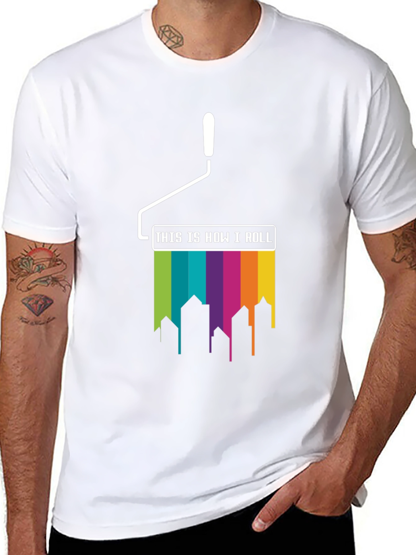 Paint Roller How I Roll T-Shirt