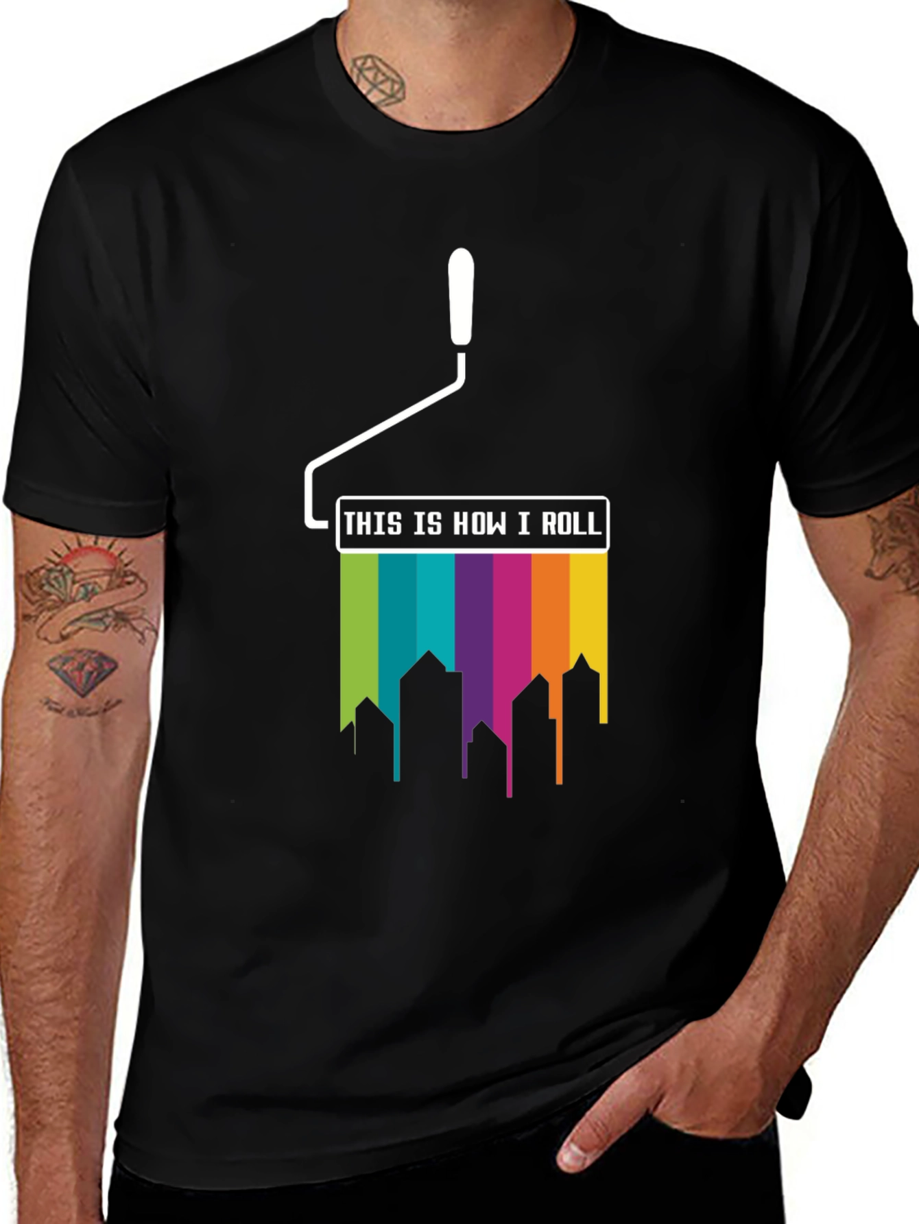 Paint Roller How I Roll T-Shirt