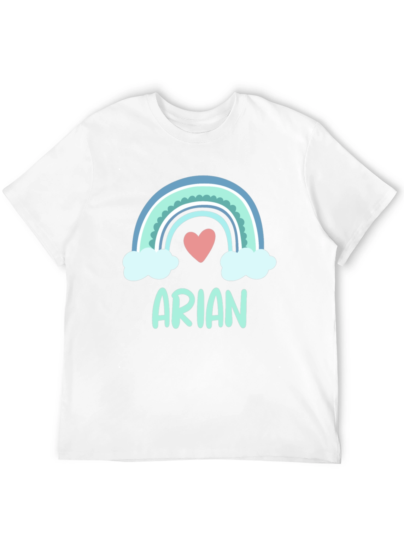 Rainbow Arian Heart T-Shirt