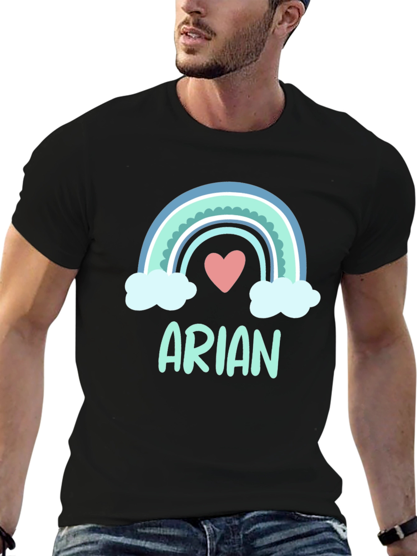Rainbow Arian Heart T-Shirt