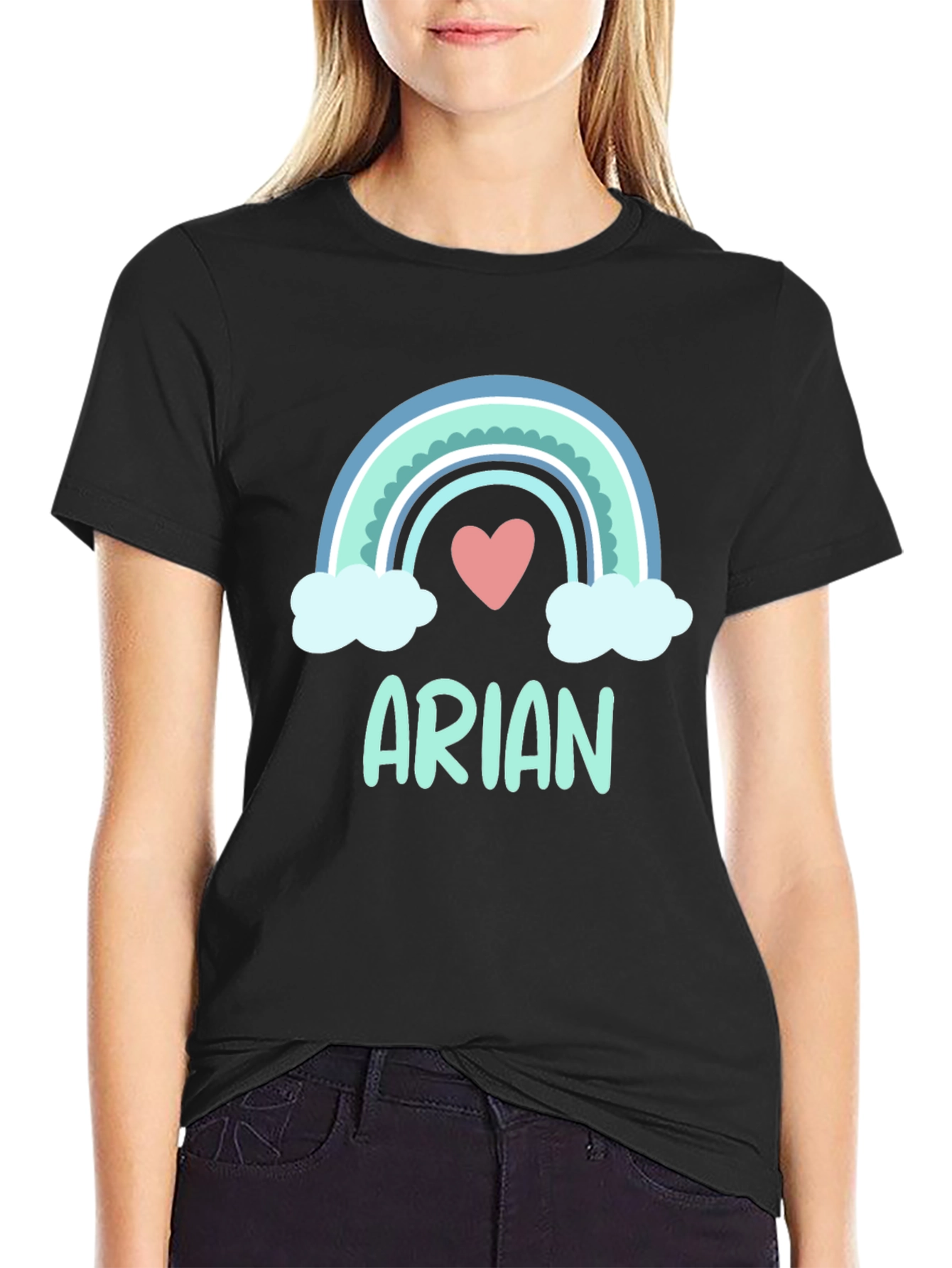 Rainbow Arian Heart T-Shirt