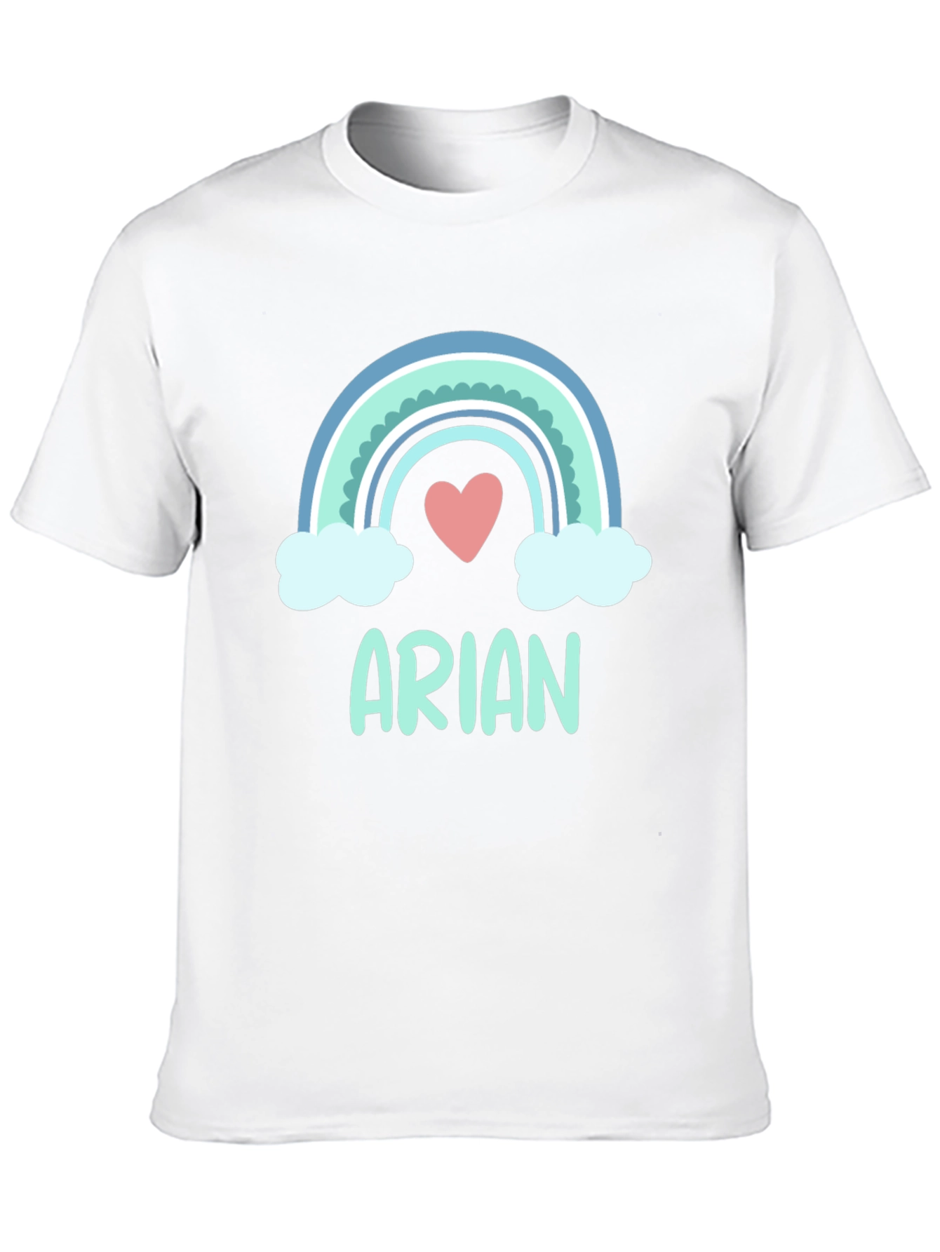 Rainbow Arian Heart T-Shirt
