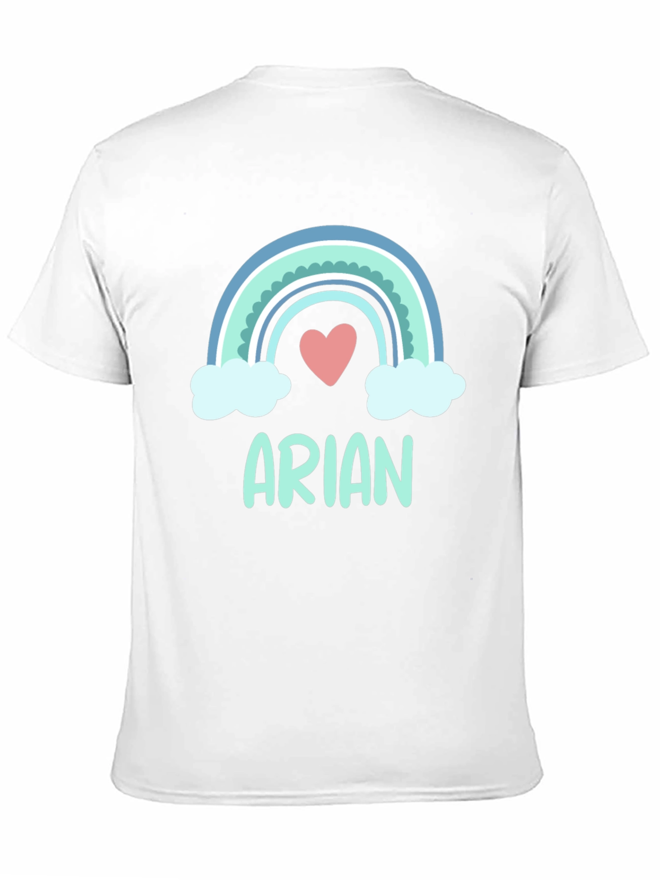Rainbow Arian Heart T-Shirt