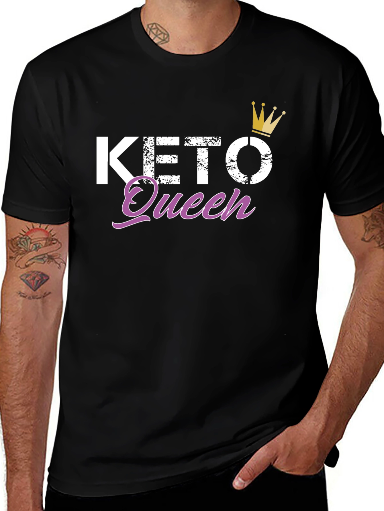 Keto Queen Graphic Tee - Stylish & Comfortable