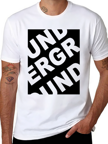 Underground Graphic Black T-Shirt