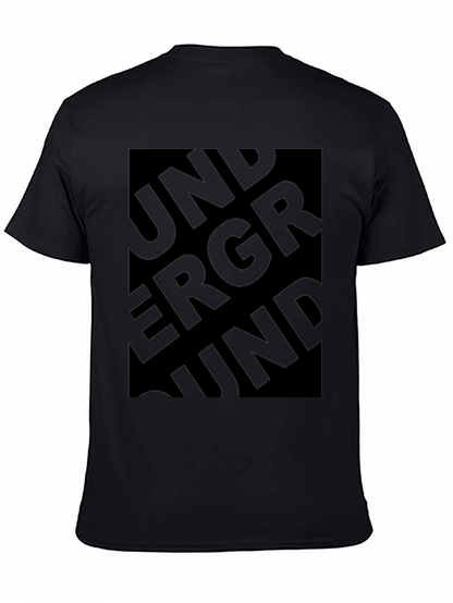 Underground Graphic Black T-Shirt