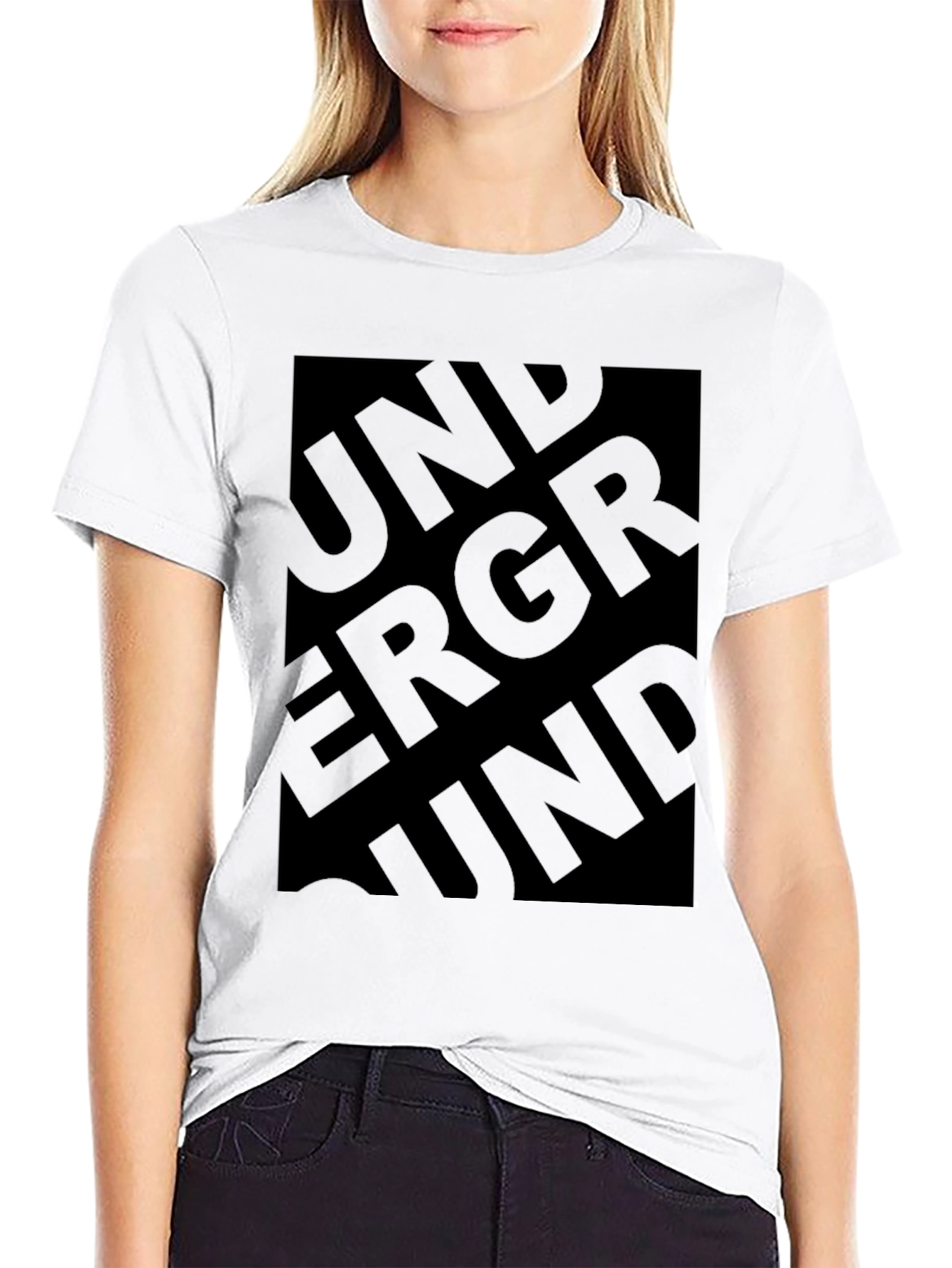 Underground Graphic Black T-Shirt