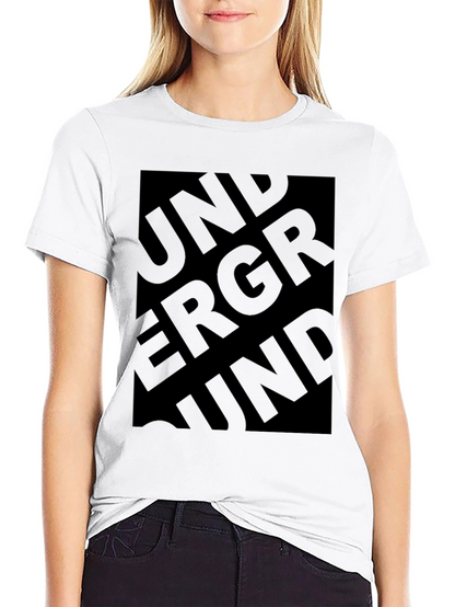 Underground Graphic Black T-Shirt