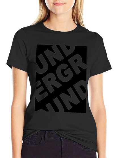 Underground Graphic Black T-Shirt
