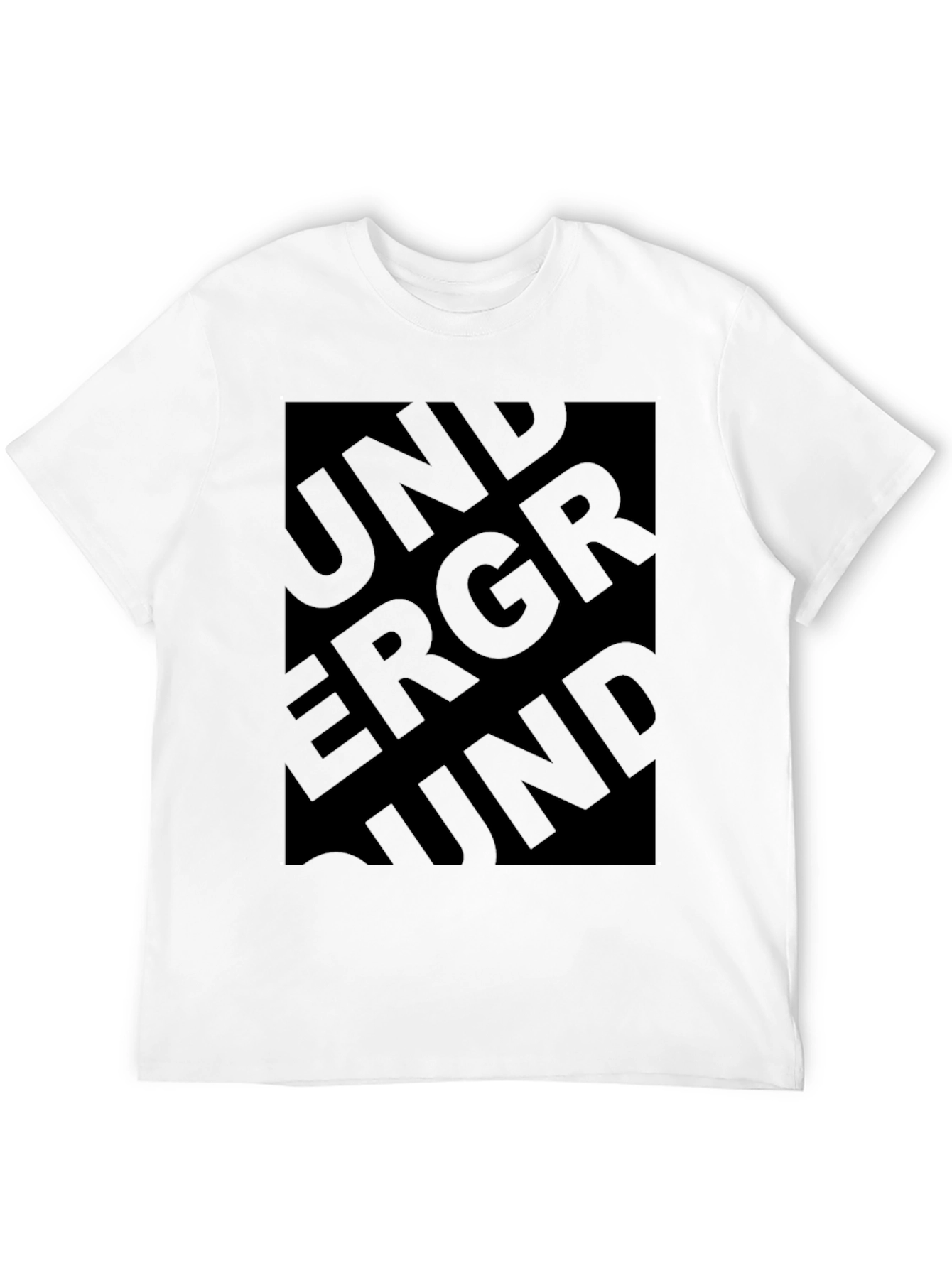 Underground Graphic Black T-Shirt