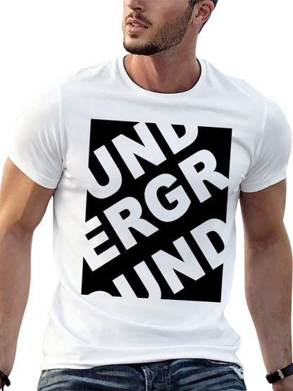 Underground Graphic Black T-Shirt
