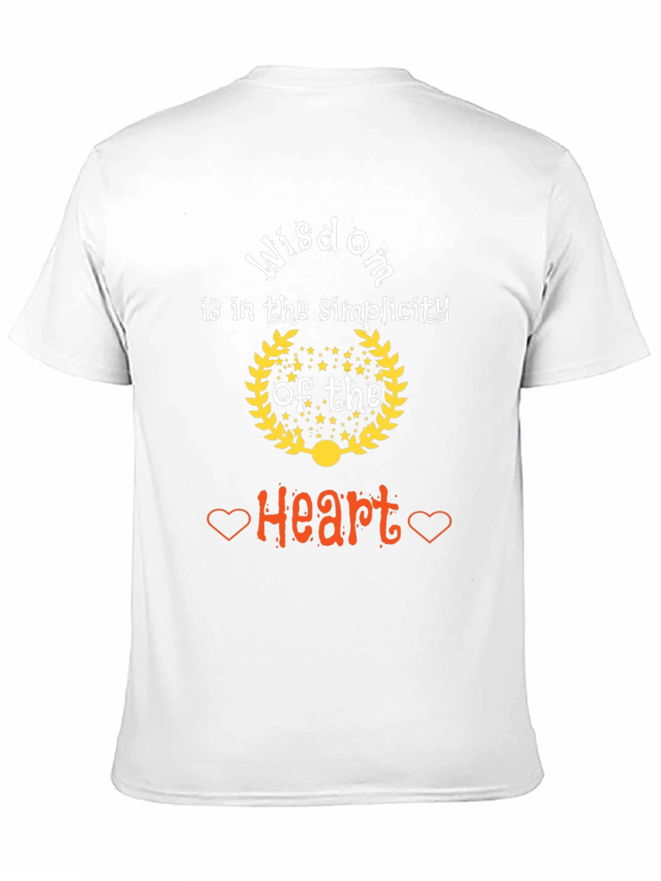 Wisdom Heart Simplicity Graphic T-Shirt