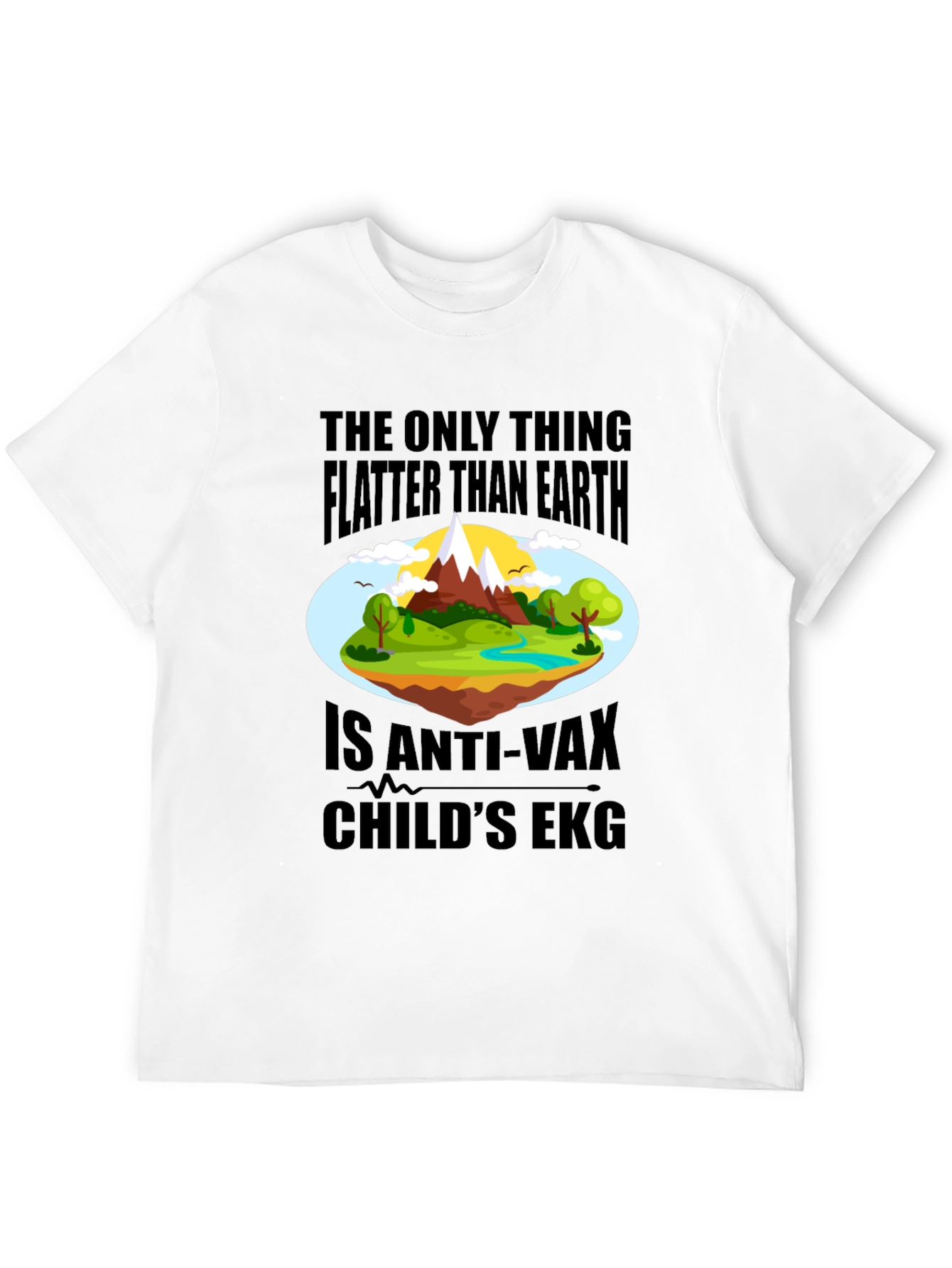 Anti-Vax Childs EKG T-Shirt