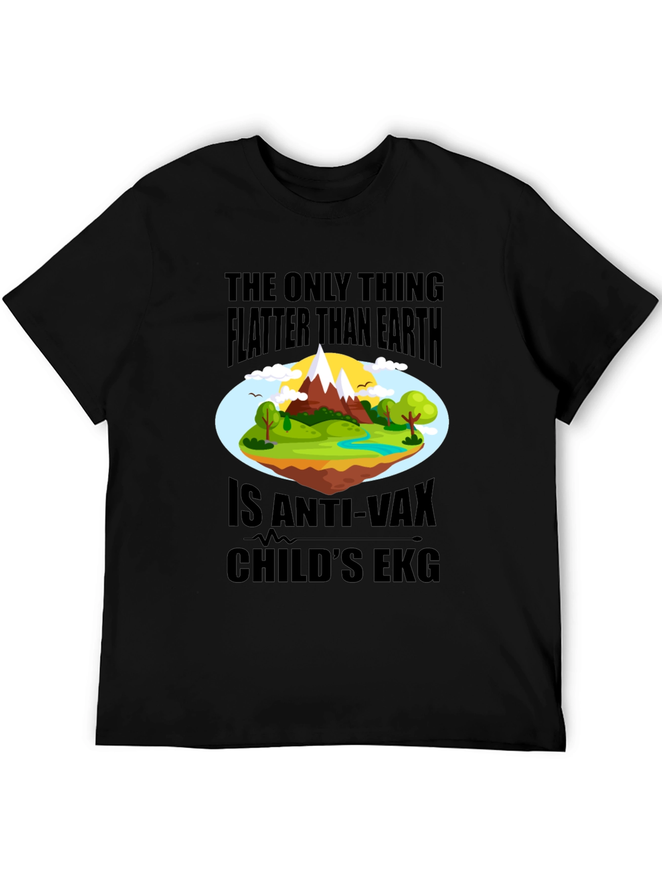 Anti-Vax Childs EKG T-Shirt