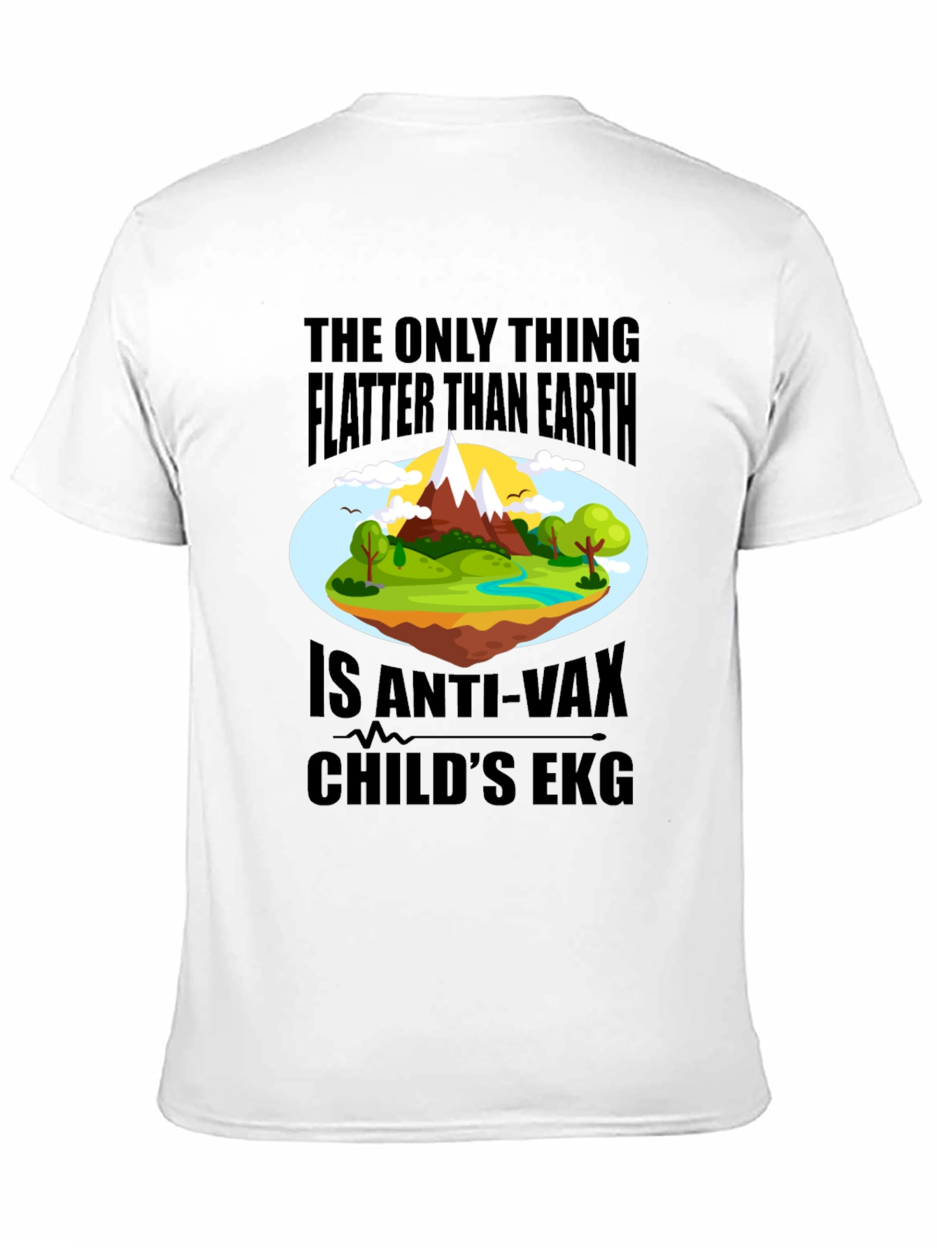 Anti-Vax Childs EKG T-Shirt