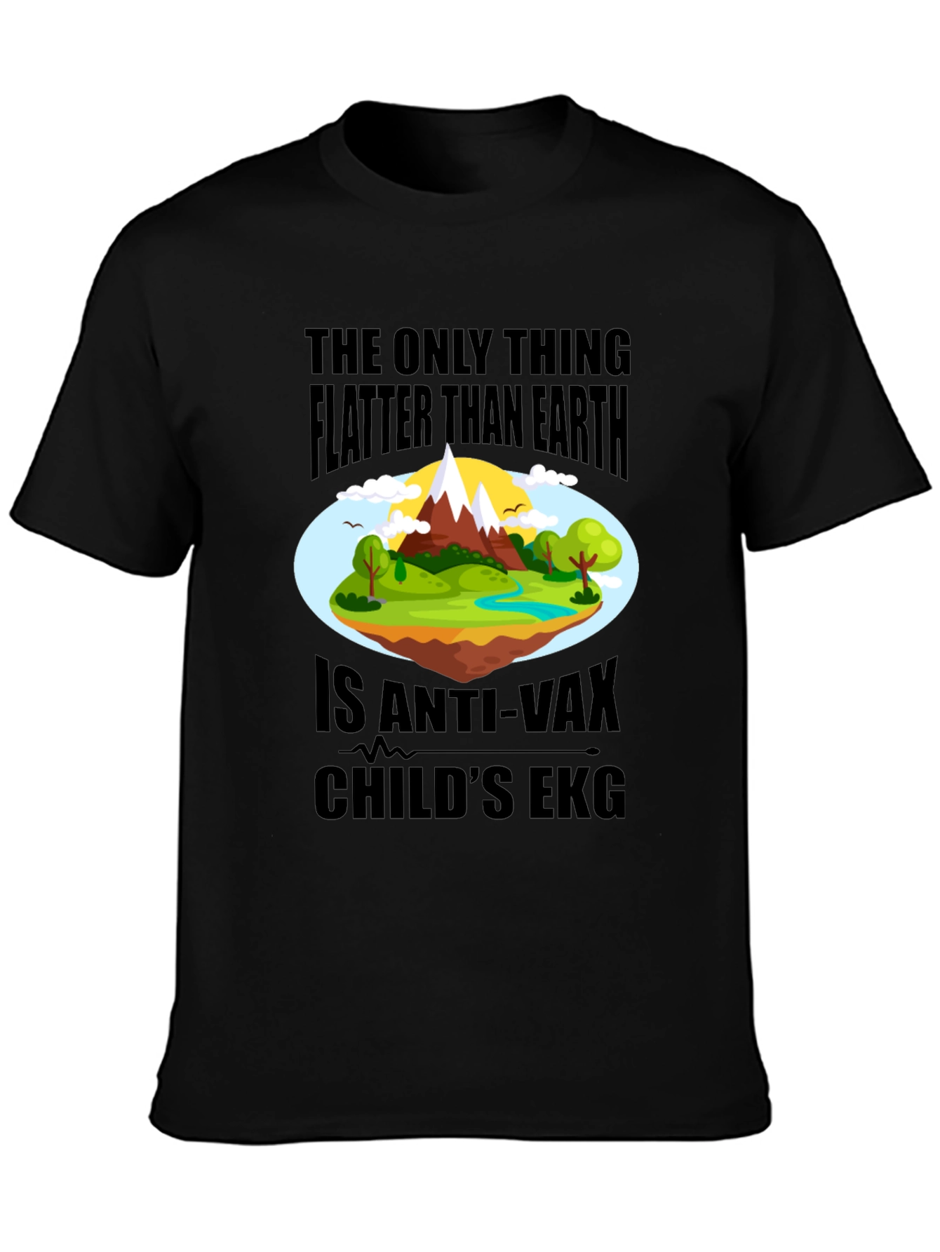 Anti-Vax Childs EKG T-Shirt