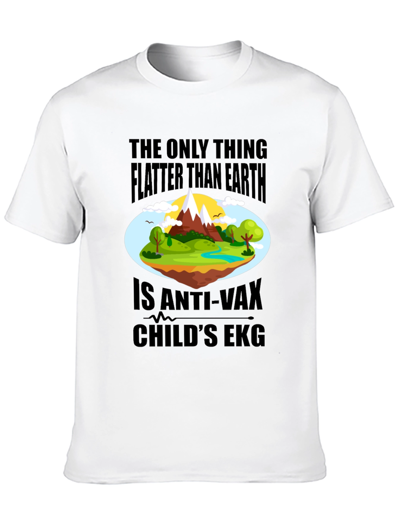 Anti-Vax Childs EKG T-Shirt