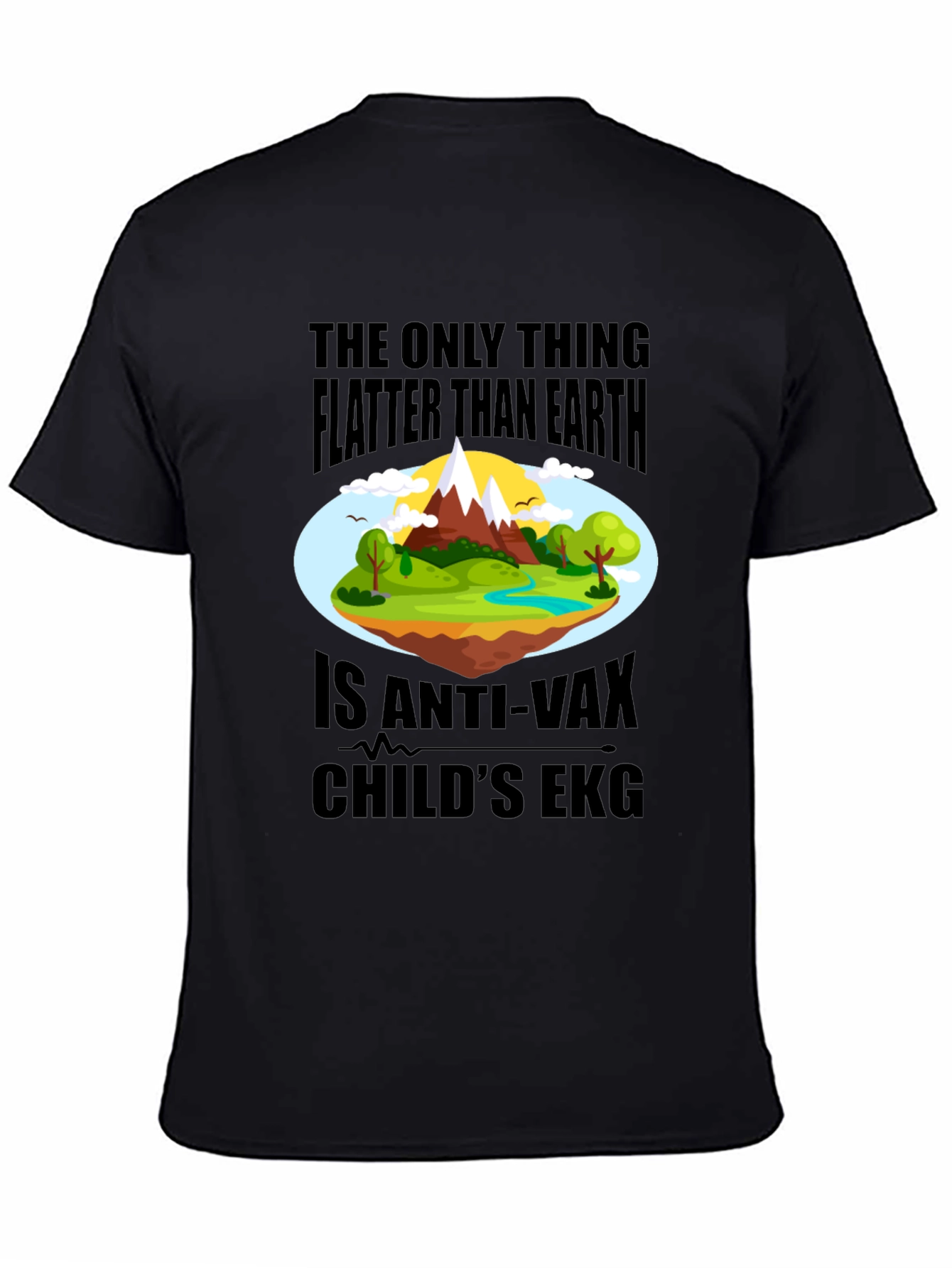 Anti-Vax Childs EKG T-Shirt