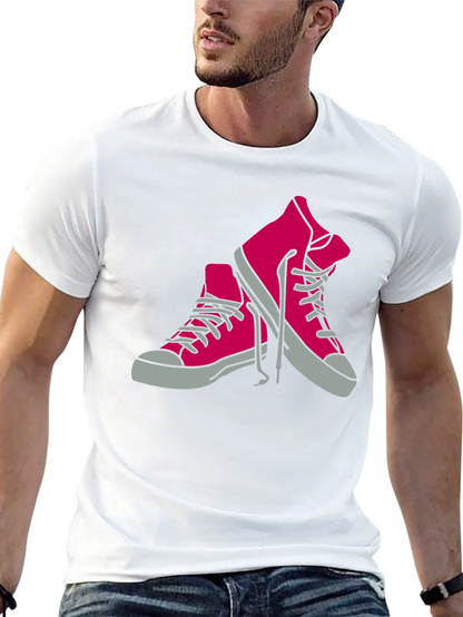 Cool Sneakers Graphic Tee - Casual Style