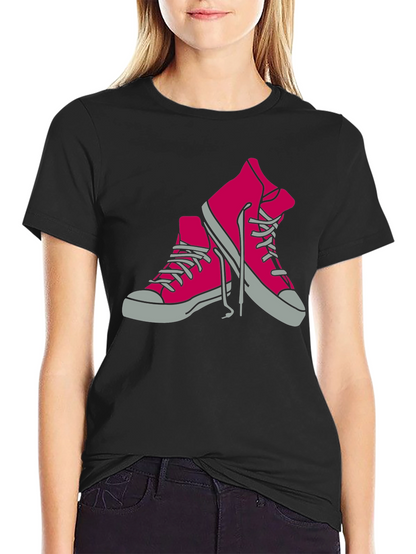Cool Sneakers Graphic Tee - Casual Style