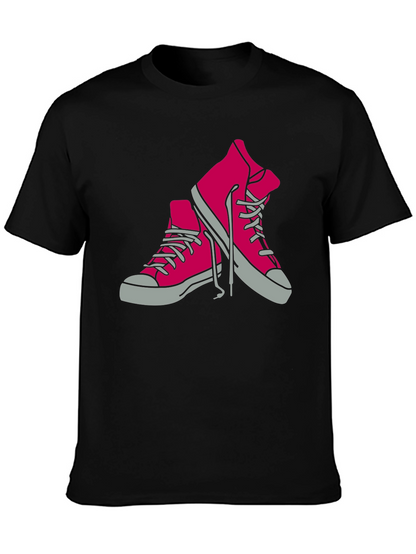 Cool Sneakers Graphic Tee - Casual Style