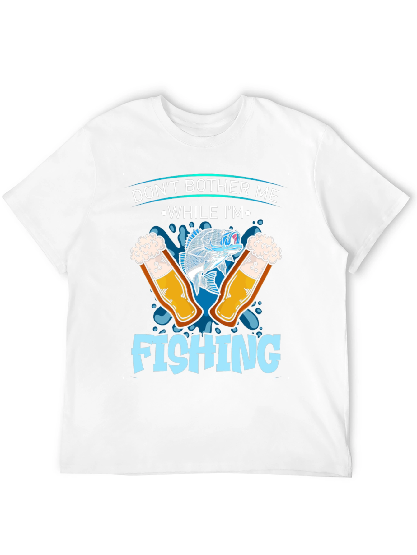 Dont Bother Me Fishing Graphic T-Shirt