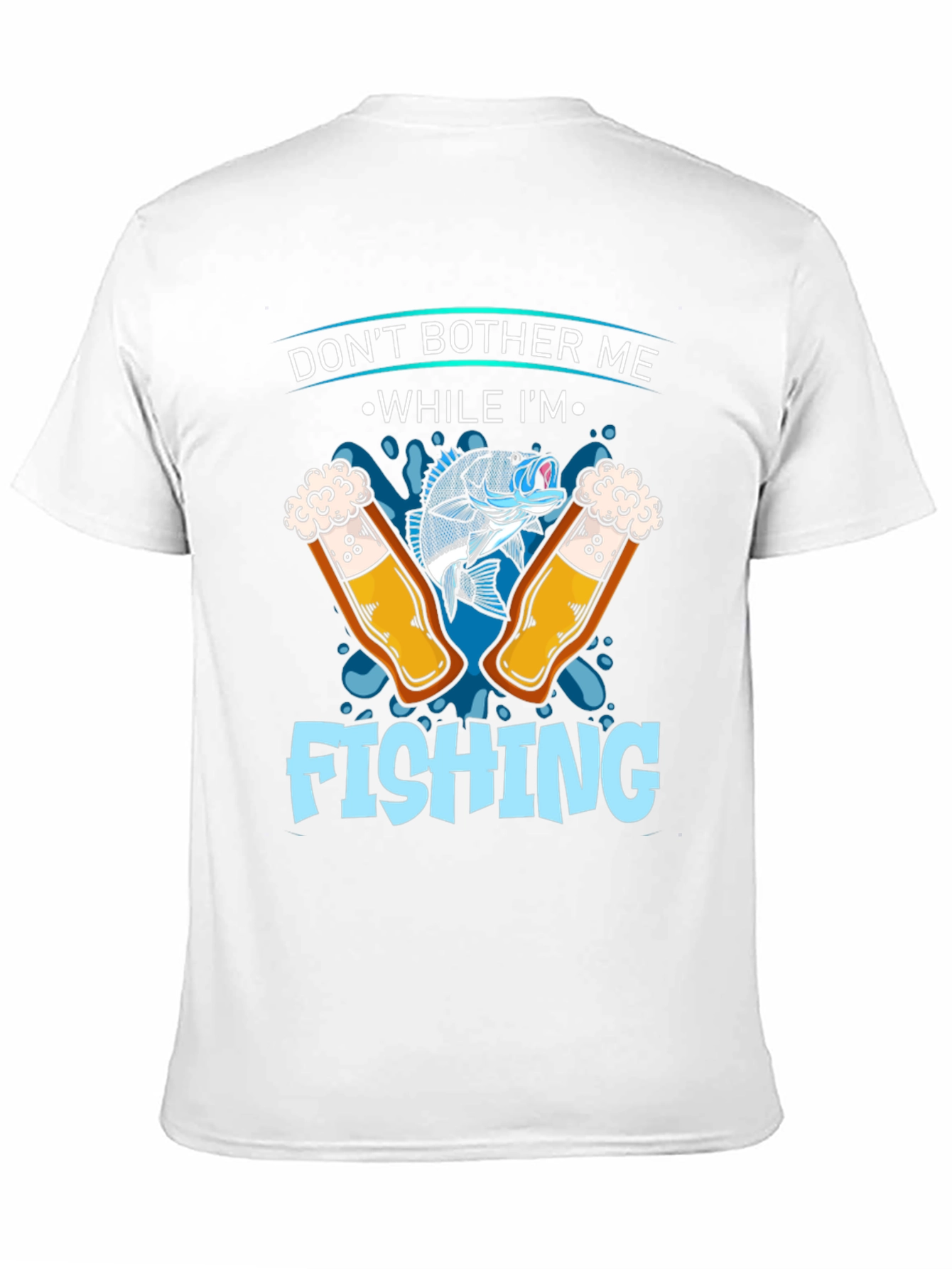 Dont Bother Me Fishing Graphic T-Shirt