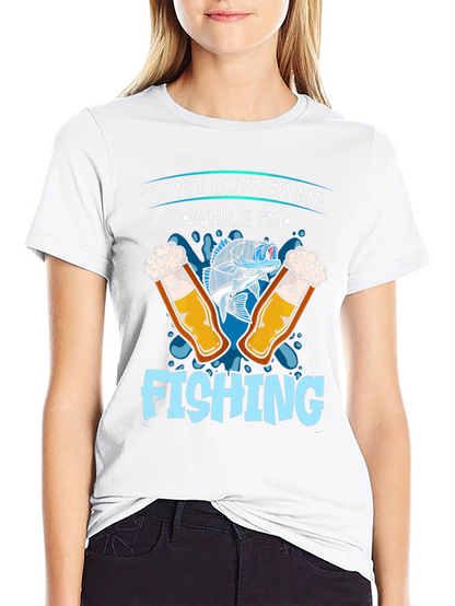 Dont Bother Me Fishing Graphic T-Shirt