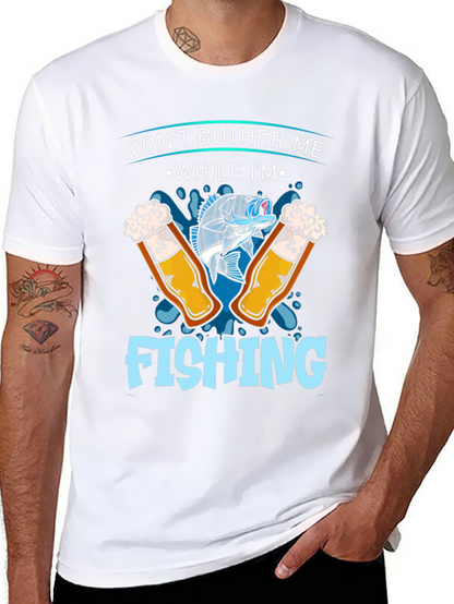 Dont Bother Me Fishing Graphic T-Shirt