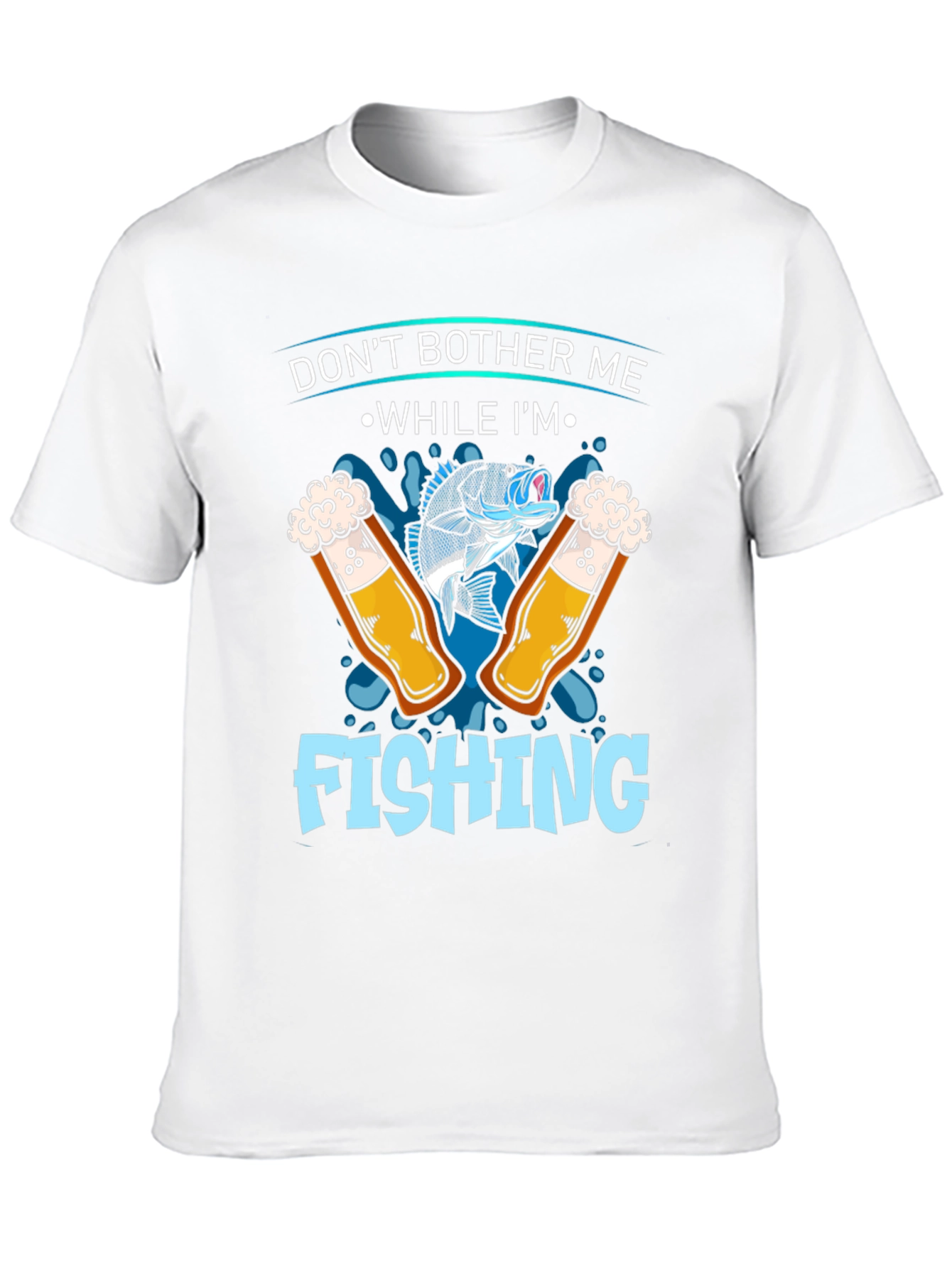 Dont Bother Me Fishing Graphic T-Shirt