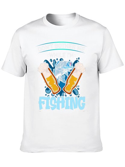 Dont Bother Me Fishing Graphic T-Shirt