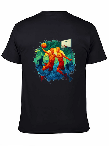 Basketball Graphic Tee - Slam Dunk Style