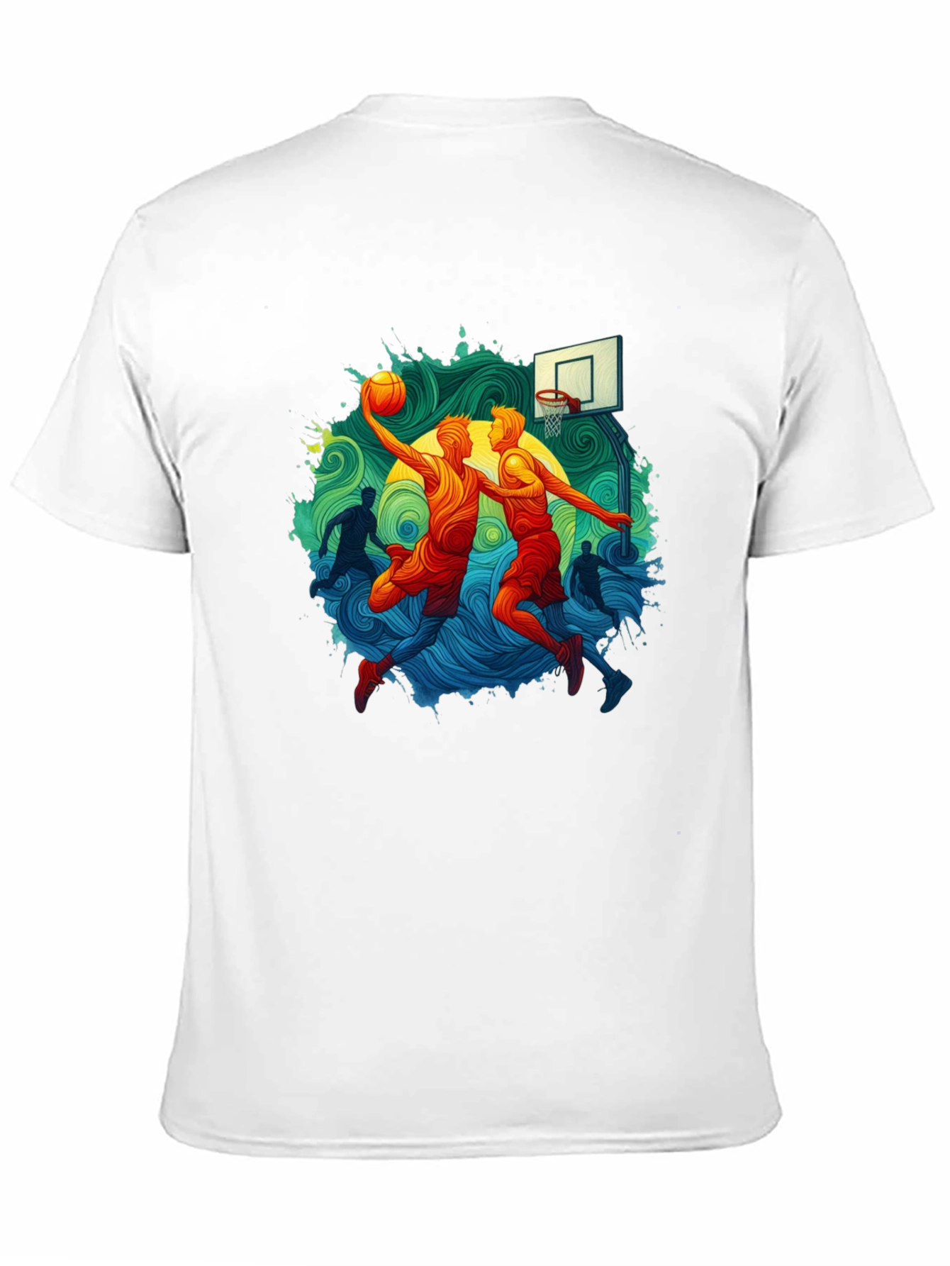 Basketball Graphic Tee - Slam Dunk Style
