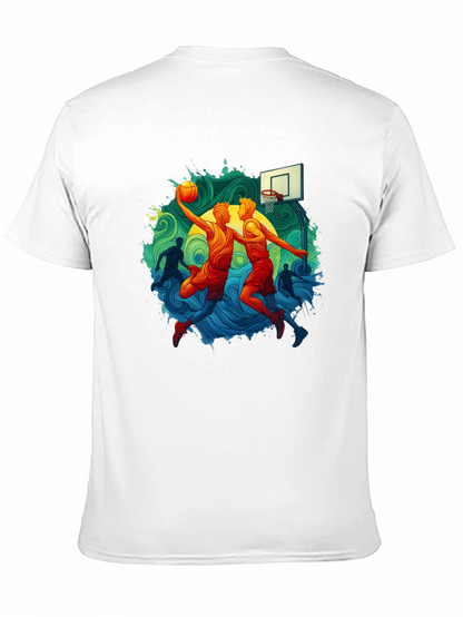 Basketball Graphic Tee - Slam Dunk Style