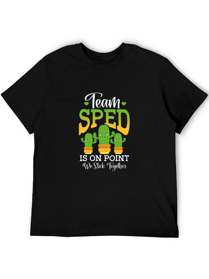 Team SPED Cactus T-Shirt - Special Education Teacher Apparel