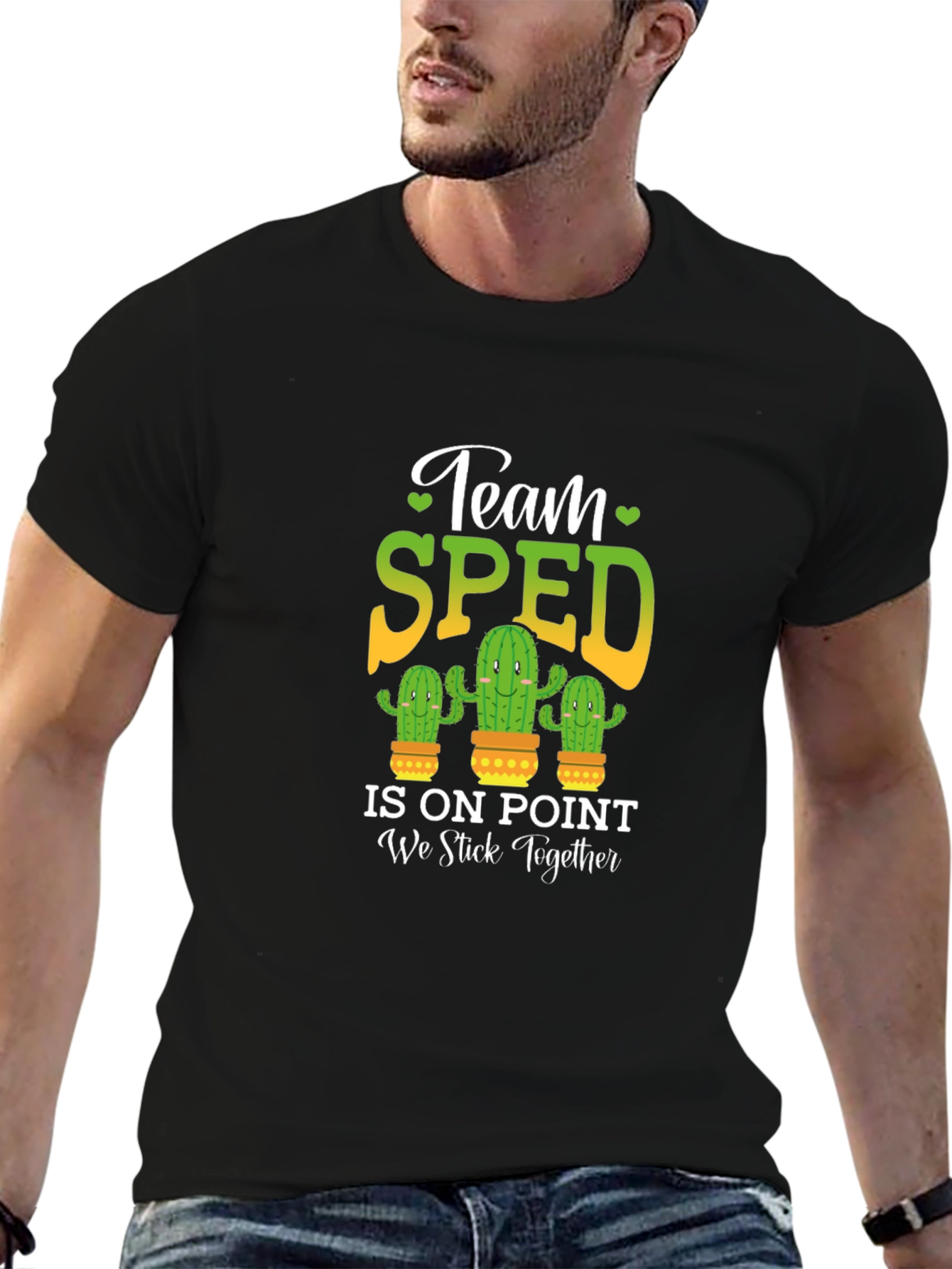 Team SPED Cactus T-Shirt - Special Education Teacher Apparel
