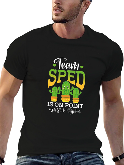 Team SPED Cactus T-Shirt - Special Education Teacher Apparel