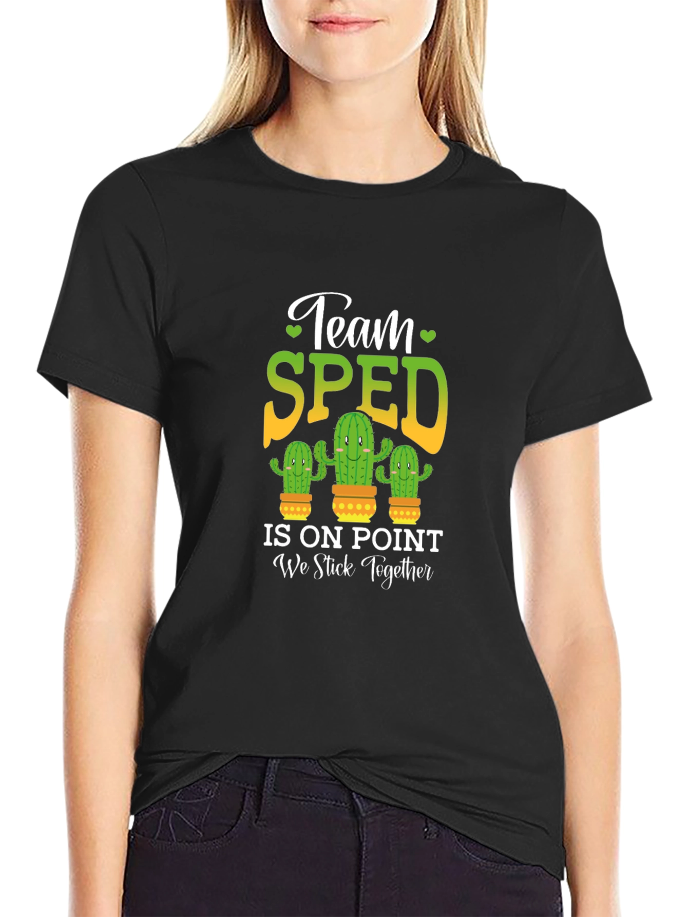 Team SPED Cactus T-Shirt - Special Education Teacher Apparel