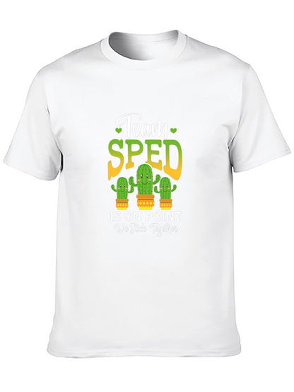 Team SPED Cactus T-Shirt - Special Education Teacher Apparel